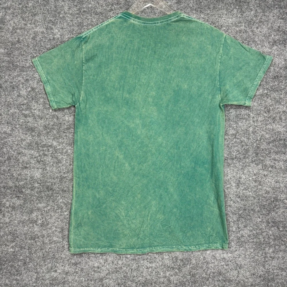 Sublime Band Tee Mens Medium Green 40oz. to Freedom Graphic T-Shirt Sun Grunge - Picture 7 of 8